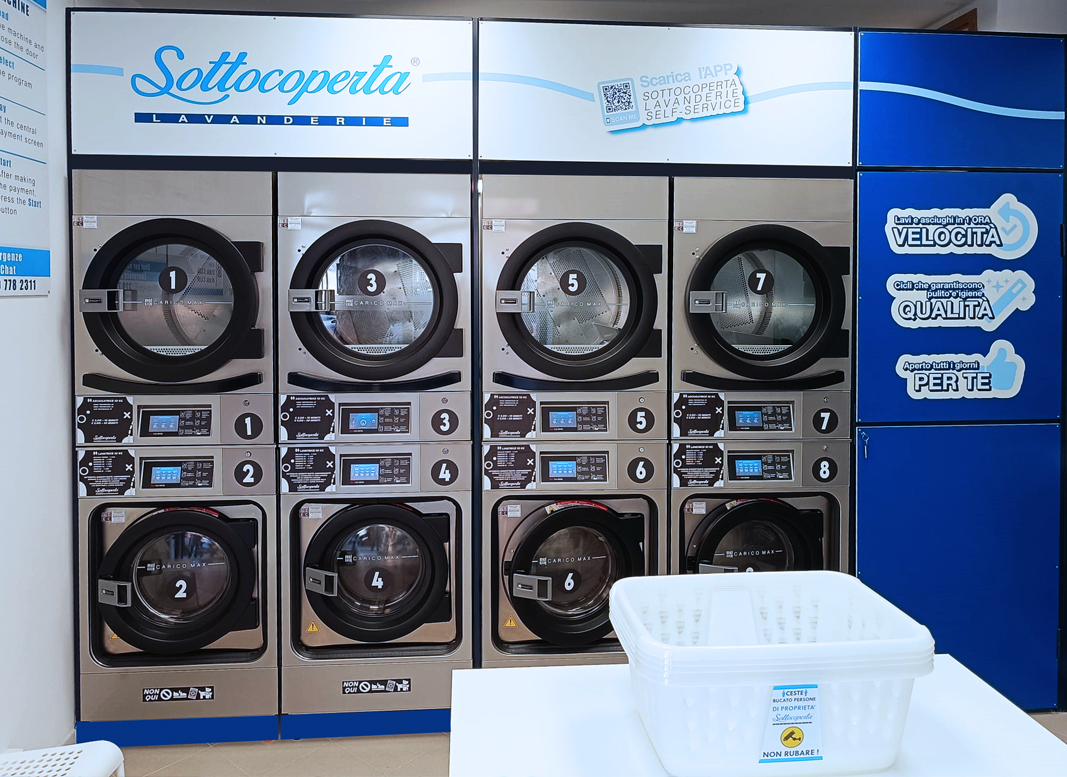 Apri una lavanderia self service Sottocoperta