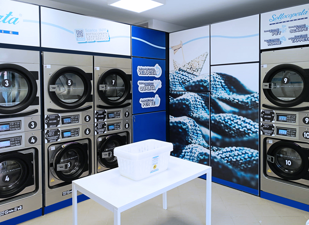 Apri una lavanderia self service Sottocoperta
