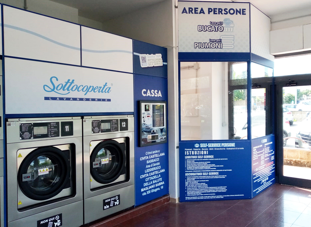 Apri una lavanderia self service Sottocoperta
