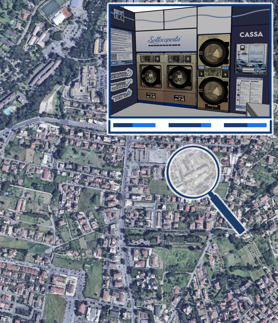 Apri una lavanderia self service Sottocoperta